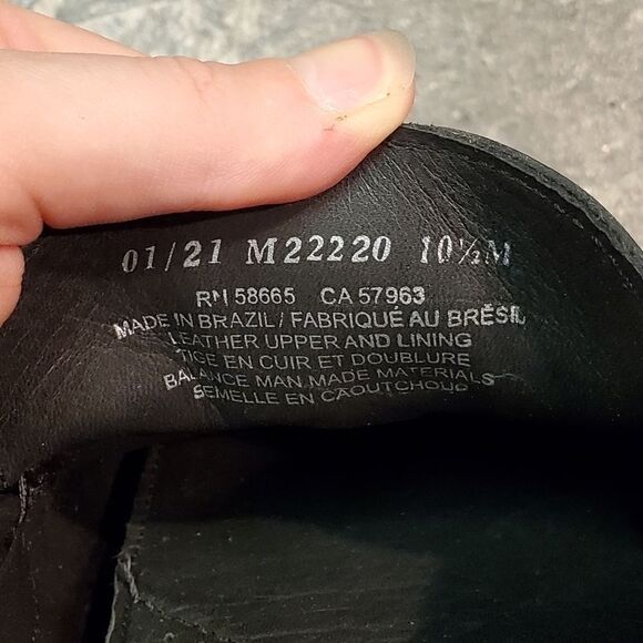 Nordstrom Brand Black Leather Horsebit Vamp Moc Toe Driving Loafers Men's 10.5 M - Picture 7 of 7